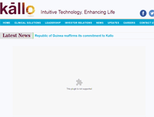 Tablet Screenshot of kalloinc.ca